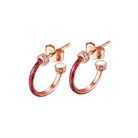 Orecchini Rosato Donna Storie in Argento Zirconia RZ0008 - RZ0008
